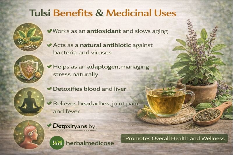 Tulsi Benefits & Medicinal Uses